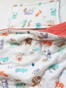 Set chăn ga gối đệm bằng vải muslin vải xô mềm mại